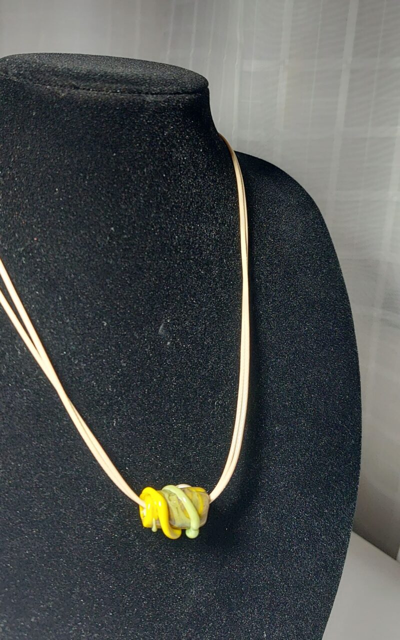 Collar cuentas Lampwork