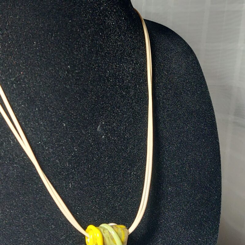 Collar cuentas Lampwork
